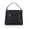 Women's Faux Leather Solid Sling Bag (Black) Women's Faux Leather Solid Sling Bag (Black)