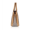 Women's Faux Leather Printed Handbag (Camel)