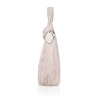 Women's Faux Leather Textured Handbag (Beige White) Women's Faux Leather Textured Handbag (Beige White)