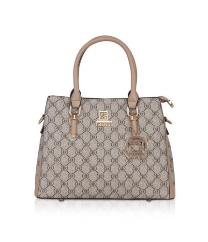 Women's Faux Leather Printed Handbag (Hilver)
