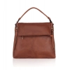 Women's Faux Leather Solid Sling Bag (Brown) Women's Faux Leather Solid Sling Bag (Brown)