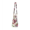 Women's Faux Leather Printed Tote Bag (White Pink) Women's Faux Leather Printed Tote Bag (White Pink)