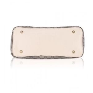 Generic Women's Faux Leather Printed Handbag (Beige)
