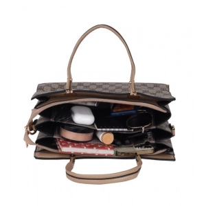Generic Women's Faux Leather Printed Handbag (Hilver)