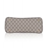 Women's Faux Leather Printed Handbag (Beige)