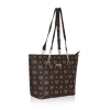Women's Faux Leather Printed Tote Bag (Brown) Women's Faux Leather Printed Tote Bag (Brown)