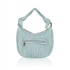 Women's Faux Leather Textured Handbag (Blue) Women's Faux Leather Textured Handbag (Blue)