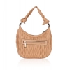 Women's Faux Leather Textured Handbag (Beige) Women's Faux Leather Textured Handbag (Beige)