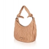 Women's Faux Leather Textured Handbag (Beige) Women's Faux Leather Textured Handbag (Beige)
