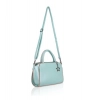 Women's Faux Leather Metal Beads Handbag (Green)