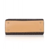 Women's Faux Leather Printed Handbag (Camel)