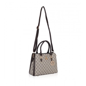 Generic Women's Faux Leather Printed Handbag (Coffee)