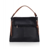 Women's Faux Leather Solid Sling Bag (Black) Women's Faux Leather Solid Sling Bag (Black)