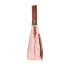 Women's Faux Leather Printed Tote Bag (Pink) Women's Faux Leather Printed Tote Bag (Pink)