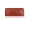 Women's Faux Leather Textured Tote Bag (Brown)