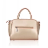 Women's Faux Leather Metal Beads Handbag (Gold)