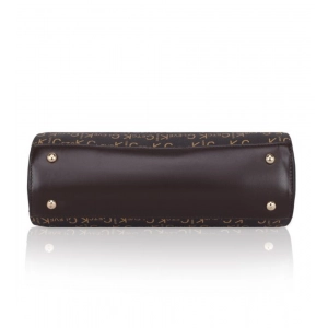 Generic Women's Faux Leather Printed Handbag (Coffee)