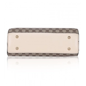 Generic Women's Faux Leather Printed Handbag (Beige)