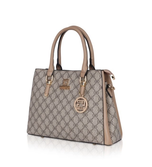 Women's Faux Leather Printed Handbag (Hilver)