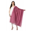 Women's Chanderi Self design Dupatta (Levender, Length: Free Size)