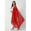 Women's Chanderi Self design Dupatta (Red, Length: Free Size) Women's Chanderi Self design Dupatta (Red, Length: Free Size)