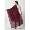 Women's Chanderi Self design Dupatta (Wine, Length: Free Size) Women's Chanderi Self design Dupatta (Wine, Length: Free Size)