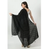 Women's Chanderi Self design Dupatta (Black, Length: Free Size) Women's Chanderi Self design Dupatta (Black, Length: Free Size)