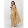 Women's Chanderi Self design Dupatta (Gold, Length: Free Size) Women's Chanderi Self design Dupatta (Gold, Length: Free Size)