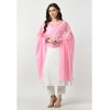 Women's Chanderi Self design Dupatta (Pink, Length: Free Size)