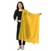 Women's Chanderi Self design Dupatta (Yellow, Length: Free Size) Women's Chanderi Self design Dupatta (Yellow, Length: Free Size)