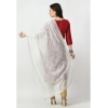 Women's Chanderi Self design Dupatta (White, Length: Free Size) Women's Chanderi Self design Dupatta (White, Length: Free Size)