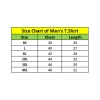Men's Casual Short Sleeves Cotton Polo Neck T-shirt (Aqua Blue)