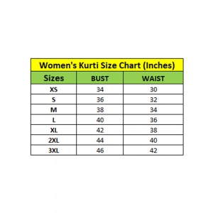 Generic Women's Cotton Blended Printed 3/4th Sleeve V Neck Kurti (Wine)