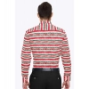 Men's Cotton Blended Striped Full Sleeve Shirt (Red-White) Men's Cotton Blended Striped Full Sleeve Shirt (Red-White)