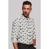 Men's Cotton Blended Printed Full Sleeve Shirt (Multicolor) Men's Cotton Blended Printed Full Sleeve Shirt (Multicolor)