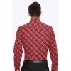 Men's Cotton Blended Checked Full Sleeve Shirt (Red) Men's Cotton Blended Checked Full Sleeve Shirt (Red)