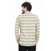 Dropship Men's Cotton Blended Printed Full Sleeve Shortkurta (Multicolor)