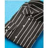 Men's Cotton Blended Striped Full Sleeve Shirt (Black-White) Men's Cotton Blended Striped Full Sleeve Shirt (Black-White)