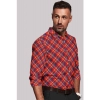 Men's Cotton Blended Checked Full Sleeve Shirt (Red) Men's Cotton Blended Checked Full Sleeve Shirt (Red)