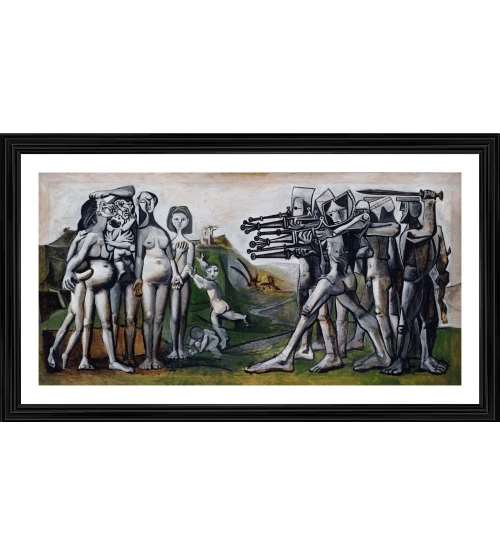 Adventures 1951 Painting With Wood Photo Frame (Multicolor)