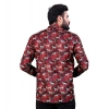 Dropship Men's Cotton Blended Printed Full Sleeve Shortkurta (Multicolor)
