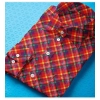 Men's Cotton Blended Checked Full Sleeve Shirt (Red) Men's Cotton Blended Checked Full Sleeve Shirt (Red)