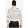 Men's Cotton Blended Printed Full Sleeve Shirt (White-Red) Men's Cotton Blended Printed Full Sleeve Shirt (White-Red)