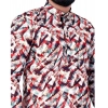 Dropship Men's Cotton Blended Printed Full Sleeve Shortkurta (Multicolor)