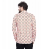 Dropship Men's Cotton Blended Printed Full Sleeve Shortkurta (Multicolor)