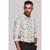 Men's Cotton Blended Printed Full Sleeve Shirt (Multicolor) Men's Cotton Blended Printed Full Sleeve Shirt (Multicolor)