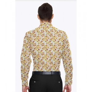 Generic Men's Cotton Blended Printed Full Sleeve Shirt (Multicolor)