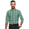 Men's Cotton Blended Checked Full Sleeve Shirt (Green-Yellow) Men's Cotton Blended Checked Full Sleeve Shirt (Green-Yellow)