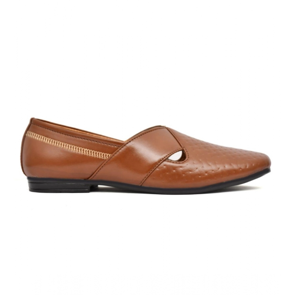 Men's Faux Leather Formal Shoes (Tan) Men's Faux Leather Formal Shoes (Tan)