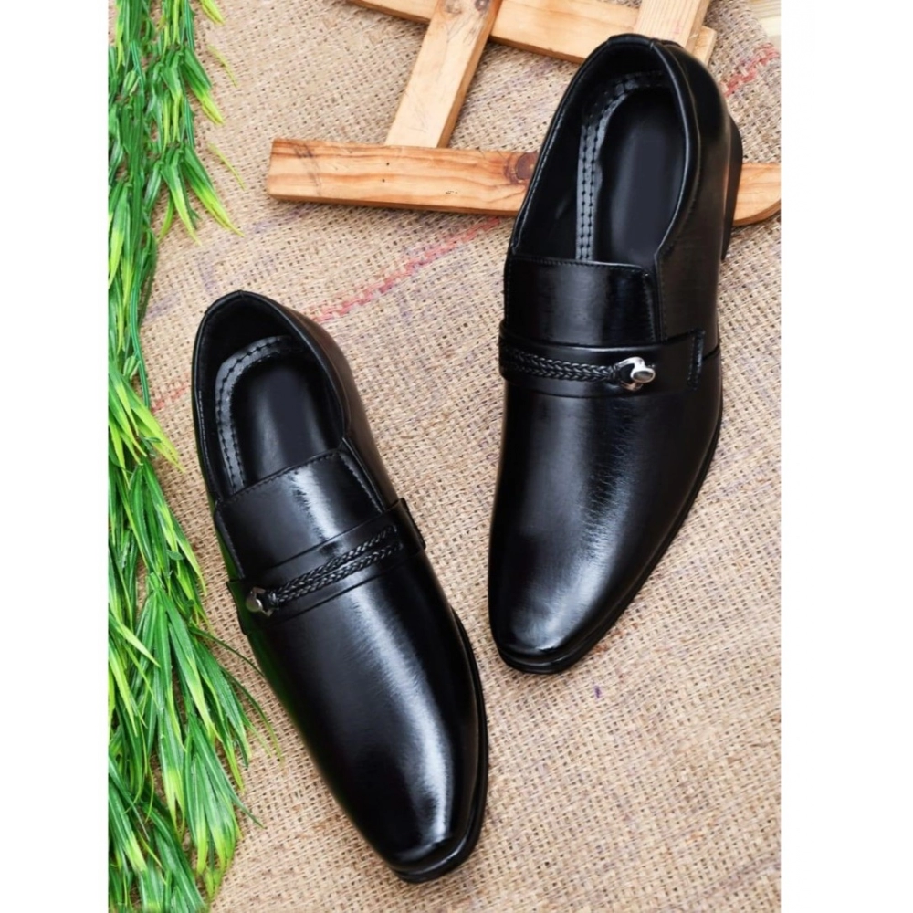 Men's Faux Leather Formal Shoes (Black) Men's Faux Leather Formal Shoes (Black)